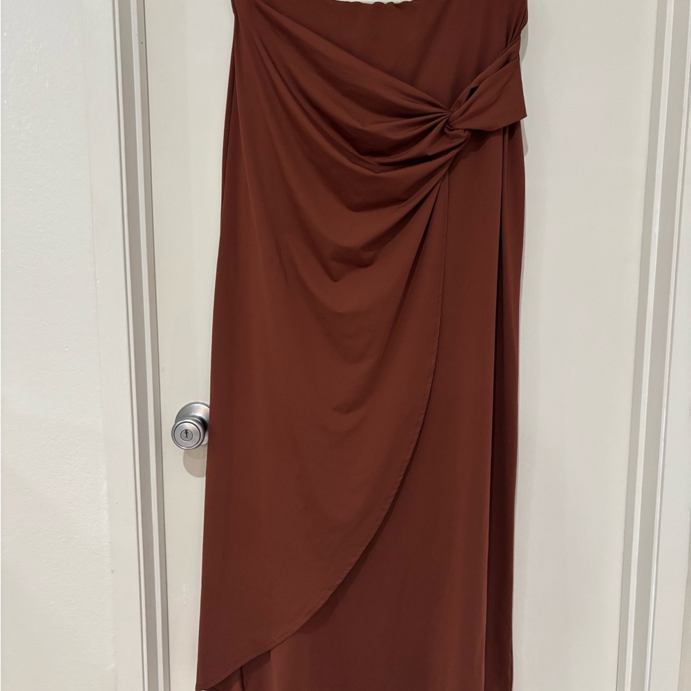 XL Something New Brown Skirt - Picture 1 of 4